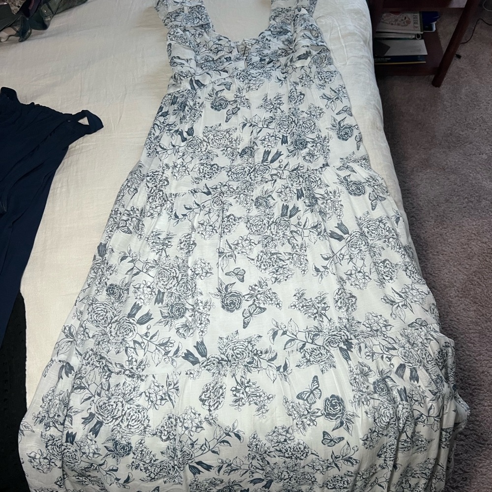 Floral Print Sleeveless Dress